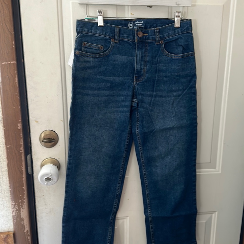 WONDER NATION BOY’S RELAXED FIT JEANS: NWT: SZ 10 HUSKY